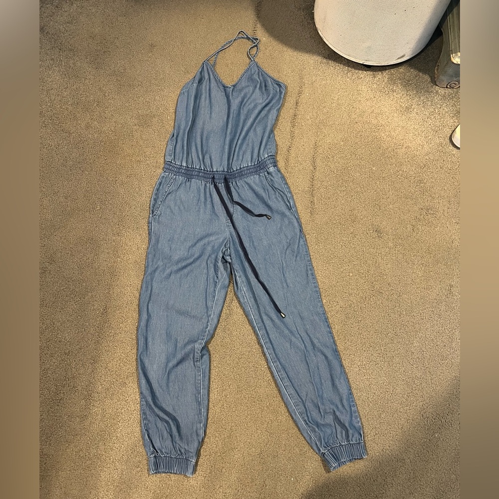 Splendid size small jumpsuit jogger v neck, very soft